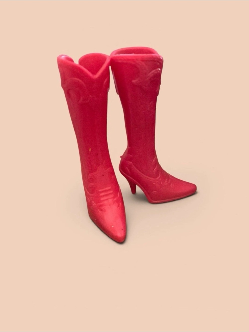 Mattel Barbie Tall Pink Doll Boots with Pointed Toe